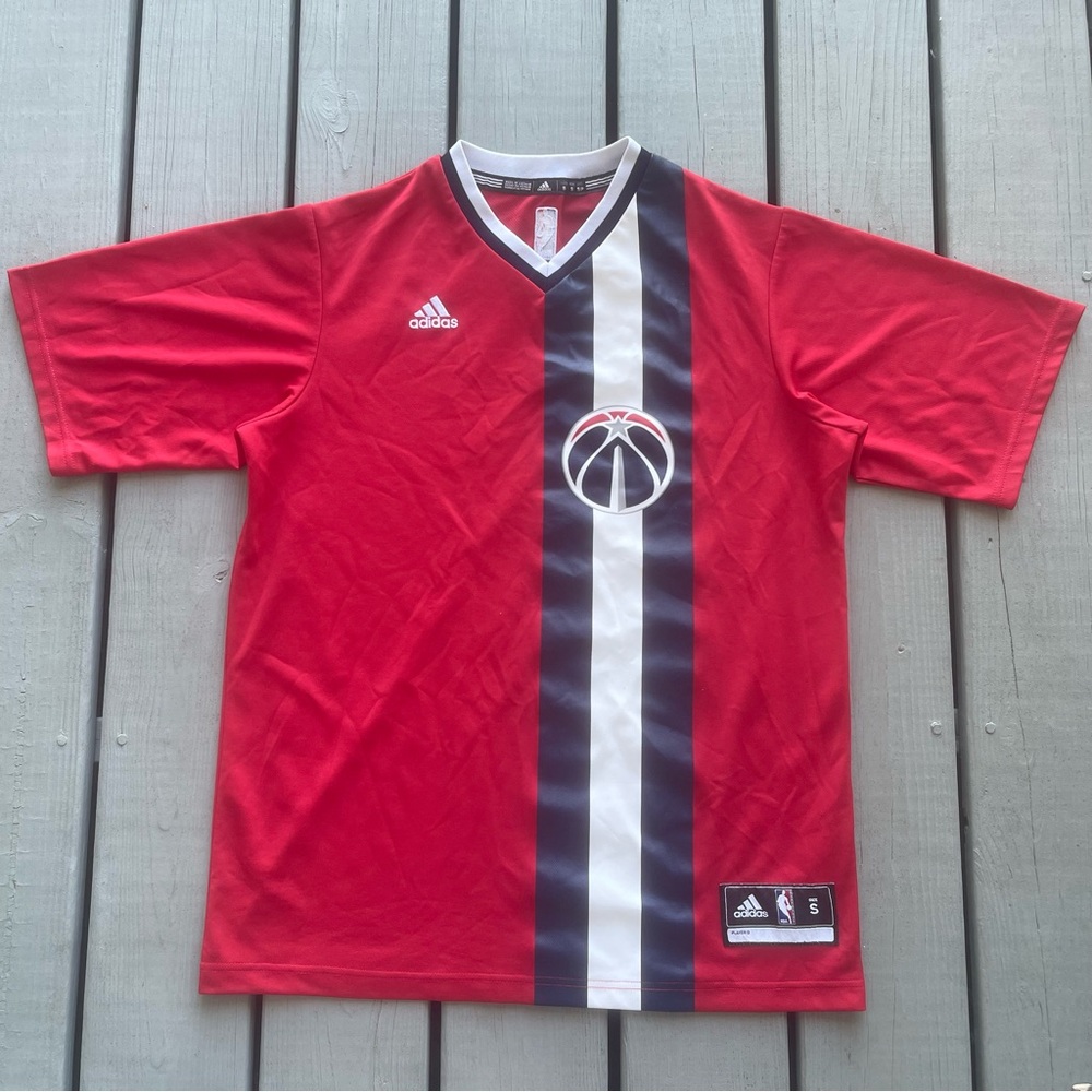 Adidas NBA Washington Wizards Swingman Short Sleeve Jersey Men’s Size Small